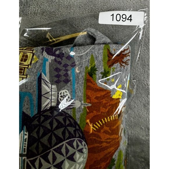 Disney Parks Discover The Magic Sweatshirt Medium Crewneck Pullover 4 Parks Gray - Picture 8 of 8